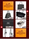 HERMES BIRKIN 30 (Pre-owned) - Black, Togo leather, Phw